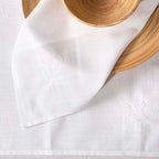 Σετ Τραπεζομάντηλο και 12 Πετσέτες Φαγητού Αιγαίον Leaf 180X275 White